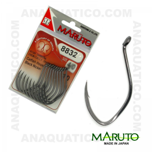 ANZOL MARUTO 8832 Nº 1  BLACK NICKEL C/ 10 PCS