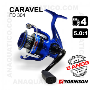 CARRETO ROBINSON CARAVEL FD 304 BB 6+1 / Drag 5.5Kg / R 5.0:1
