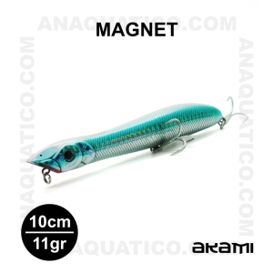 AMOSTRA AKAMI  MAGNET 100 10CM / 11GR  TOP WATER MA05