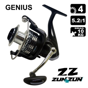 CARRETO ZUNZUN GENIUS 6000 BB 3 / Drag 10Kg / R 5.2:1