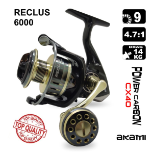 CARRETO AKAMI RECLUS 6000 BB 9/ Drag 14Kg / R 4.7:1