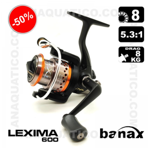 CARRETO BANAX LEXIMA 600 BB 8 / Drag 8Kg / R 5.3:1