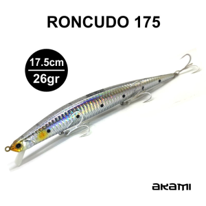 AMOSTRA AKAMI RONCUDO 17.5 CM / 26GR AFUNDANTE LENTO WHITE
