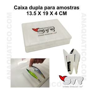CAIXA STR DUPLA PARA AMOSTRAS 13.5 X 19 X 4 CM