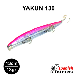 AMOSTRA SPANISH LURES YAKUN 13CM / 13GR FLUTUANTE ROSICLER