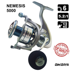 CARRETO AKAMI NEMESIS 5000 BB 6/ Drag 12Kg / R 5.2:1