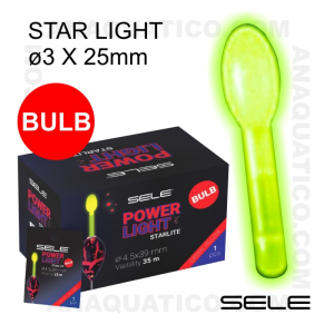 SELE POWER LIGHT BULB ø 3X 2.5 mm COR VERDE
