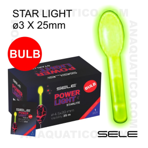 SELE POWER LIGHT BULB  ø 3X 2.5 mm COR VERDE