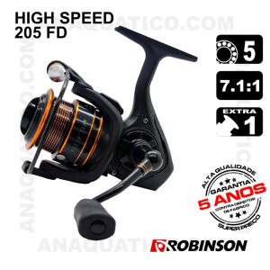 CARRETO ROBINSON HIGH SPEED 5 BB / Drag 6Kg / R 7.1:1