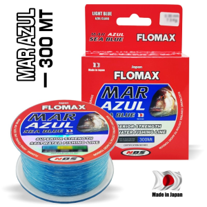 LINHAS FLOMAX MAR AZUL 0.25mm / 10.20kg / 300Mt